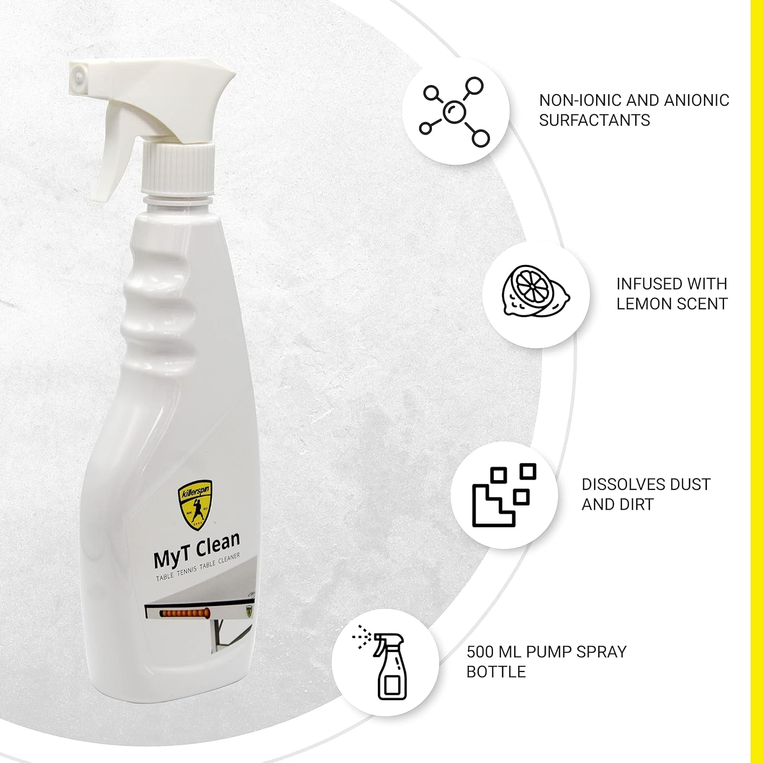 Table Tennis Cleaning Spray – 500Ml (Pack of 2), Ping Pong Cleaner for Table Top Maintenance