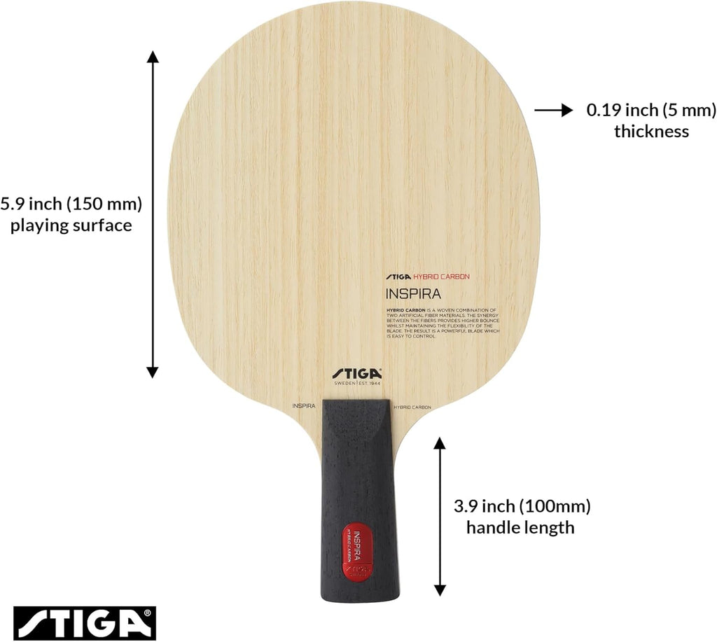 Inspira Hybrid Carbon Table Tennis Blade