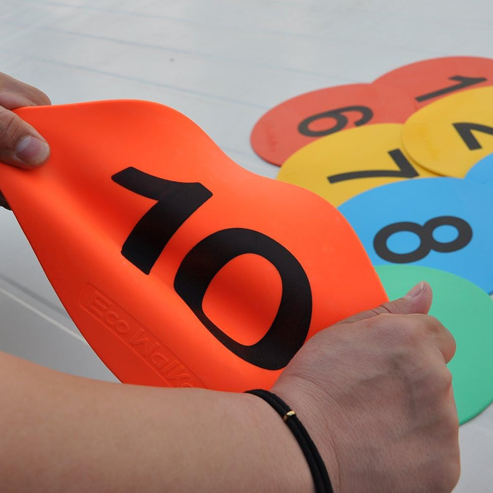 8in Numbered Floor Spot Markers