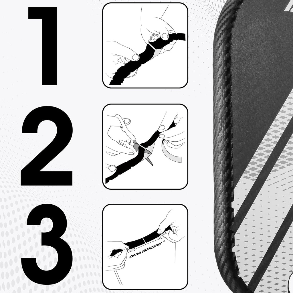 Pickleball Paddle Protection Tape - 3K PU Interwoven Texture