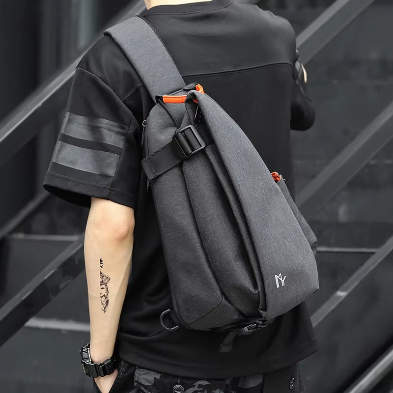 Wholesale New Fashion Nylon Pickleball Bags for Men Crossbody Shoulder Bag Chest Bag