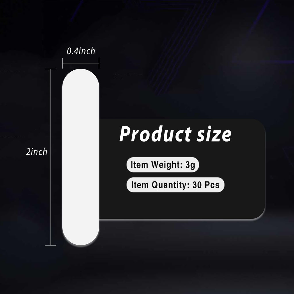 30Pcs 3G Silver Lead Tape for Pickleball Paddles