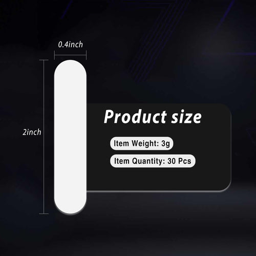 30Pcs 3G Silver Lead Tape for Pickleball Paddles