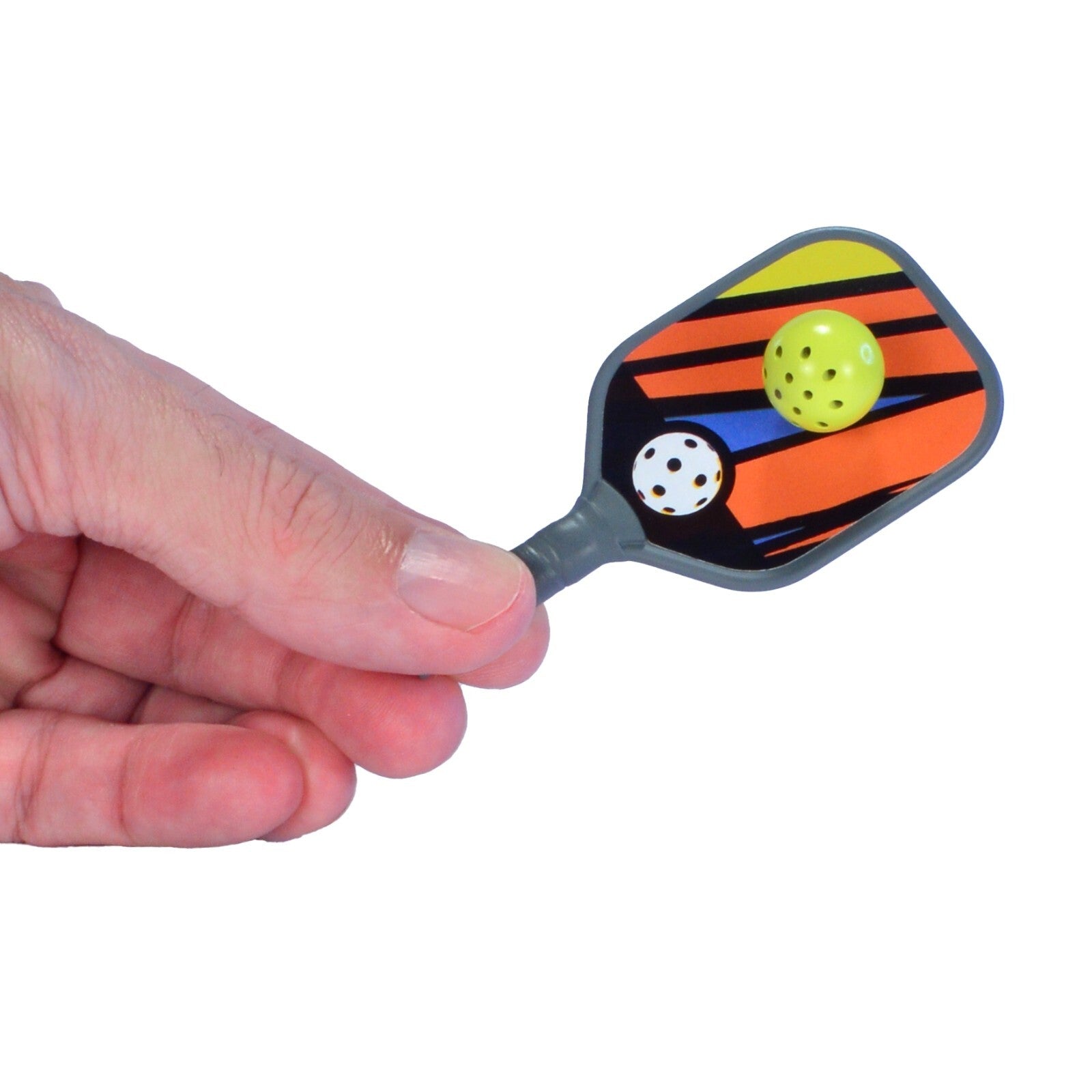 Worlds Smallest Pickleball Paddles & Balls Pocket Size Miniature Game