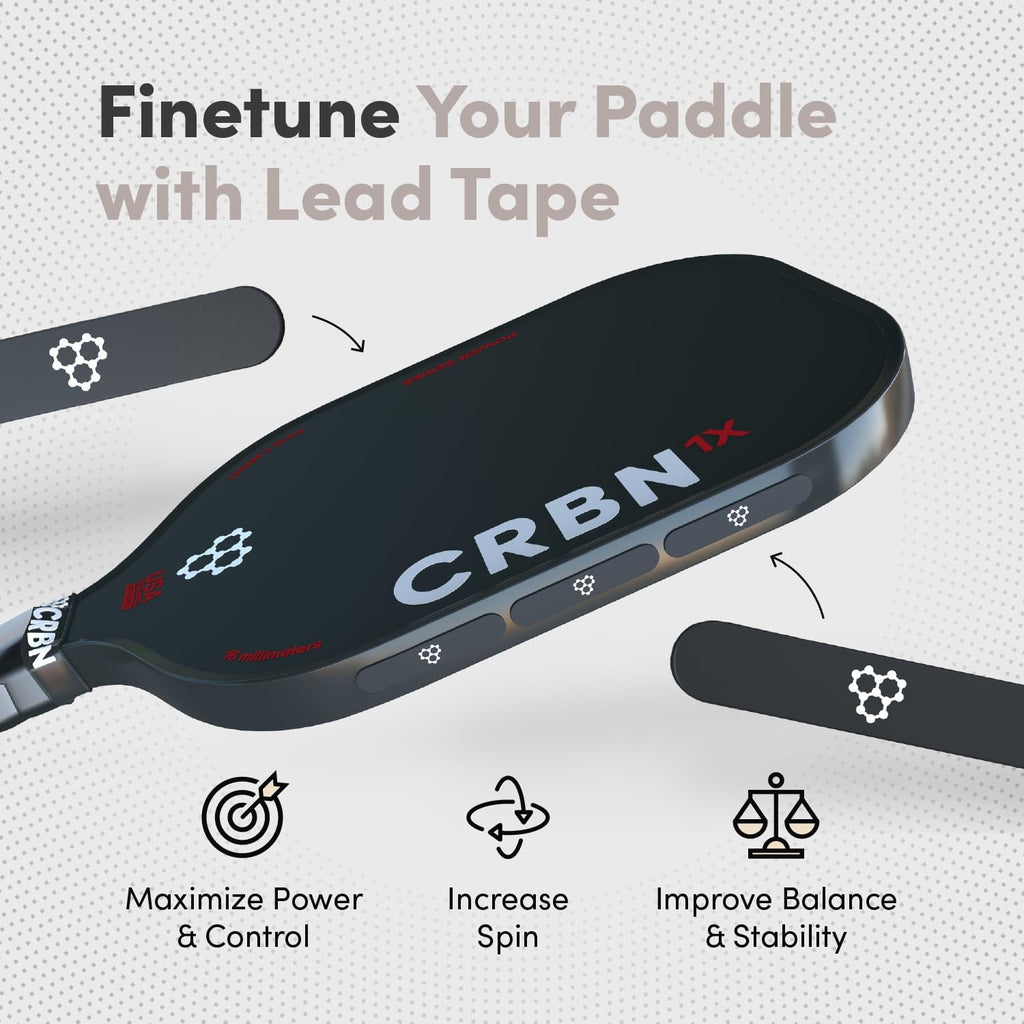 CRBN Tungsten and Lead Tape for Pickleball Paddles