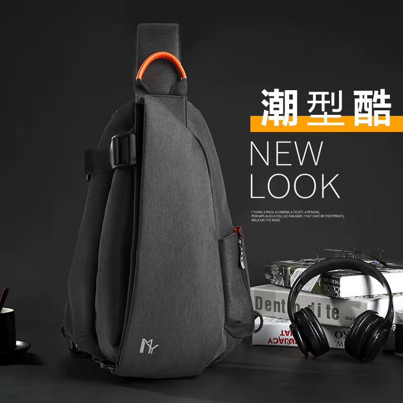 Wholesale New Fashion Nylon Pickleball Bags for Men Crossbody Shoulder Bag Chest Bag