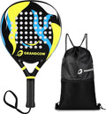 Padel / Palas De Padel Raqueta / Lightweight, Soft EVA Core, Fiberglass Surface, Beginner to Intermediate 38mm