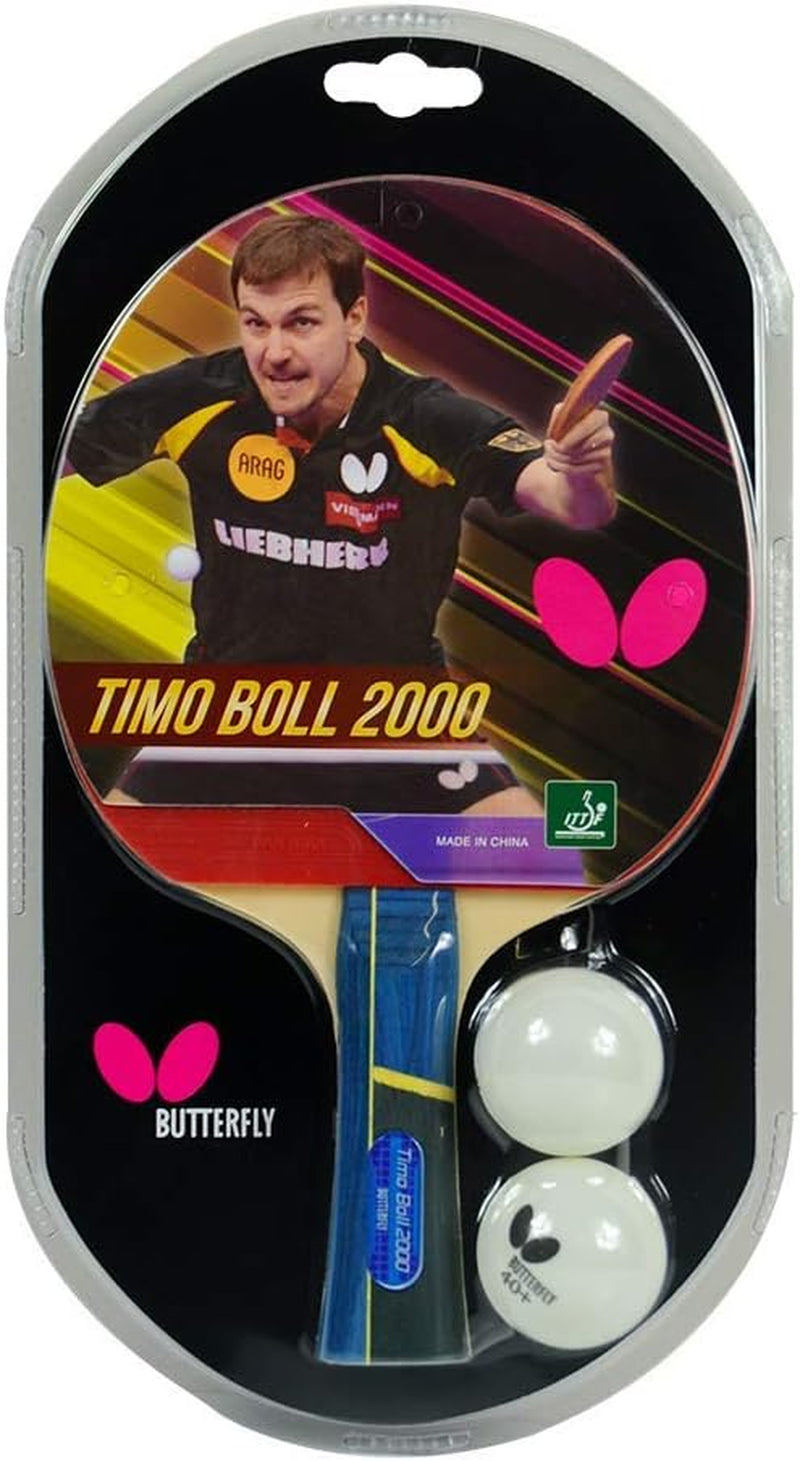 Timo Boll Shakehand Ping Pong Paddle - Good Speed and Spin with Superb Control - Japan Series - Recommended for Beginning Level Players - International Table Tennis Federation Approved