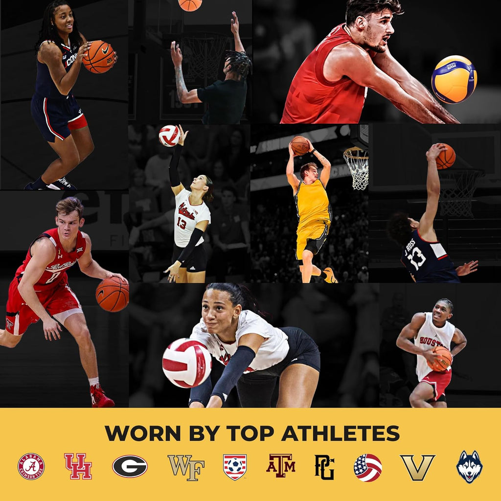 Gold for Non-Cleated Shoes - Carbon Fiber Performance Insoles - Customized Athletic Inserts for Sports Basketball Volleyball Running & More | Shock Absorption US M10.5-11, W12.5-13, 171-220Lbs