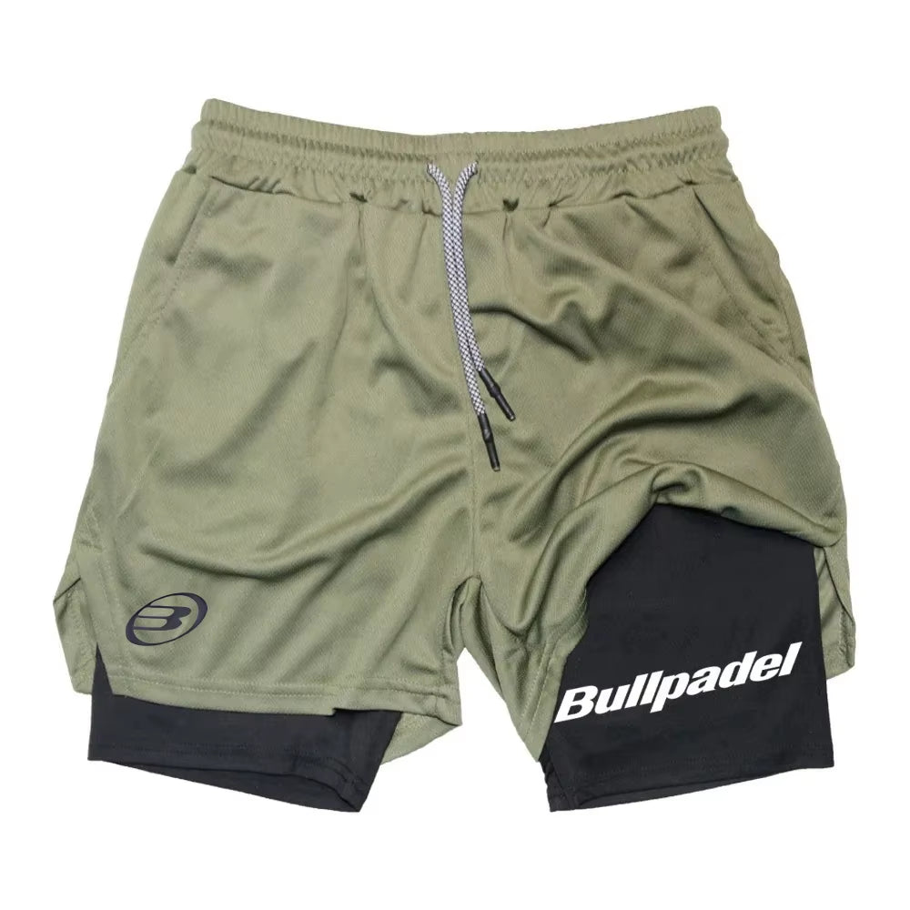 Men'S Padel Sport Shorts Male Breathable Shorts Quick-Drying 