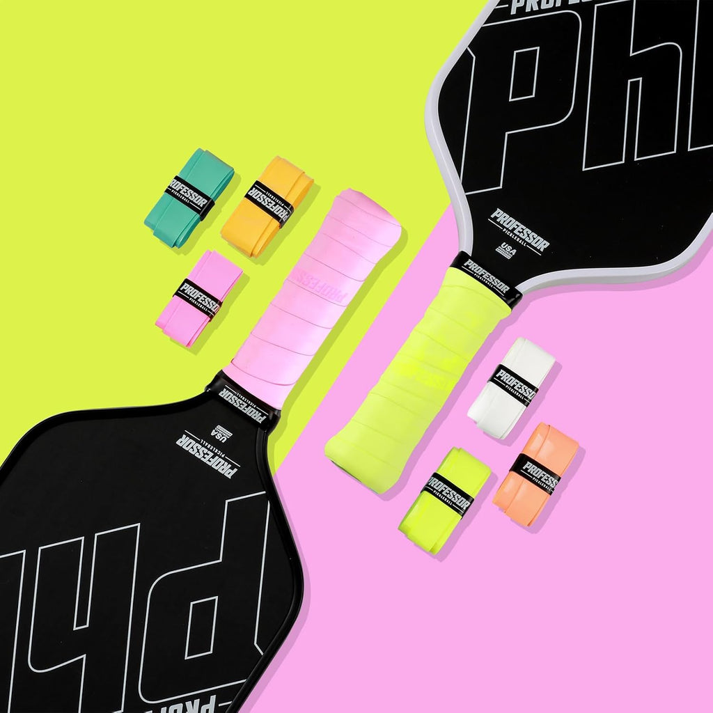 Professor P-Tac Pickleball Paddle Overgrip – Max Tacky, Moisture-Wicki
