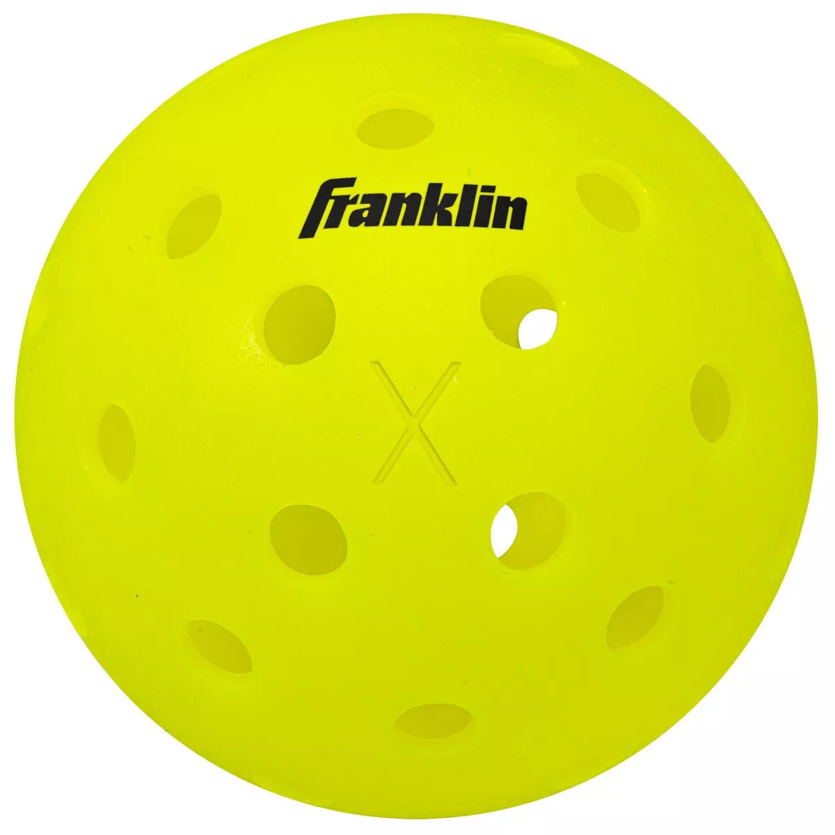 Franklin Sports X40 Pickleballs Vellum - 6Pc: Neon Yellow, Polyethylene, All Ages