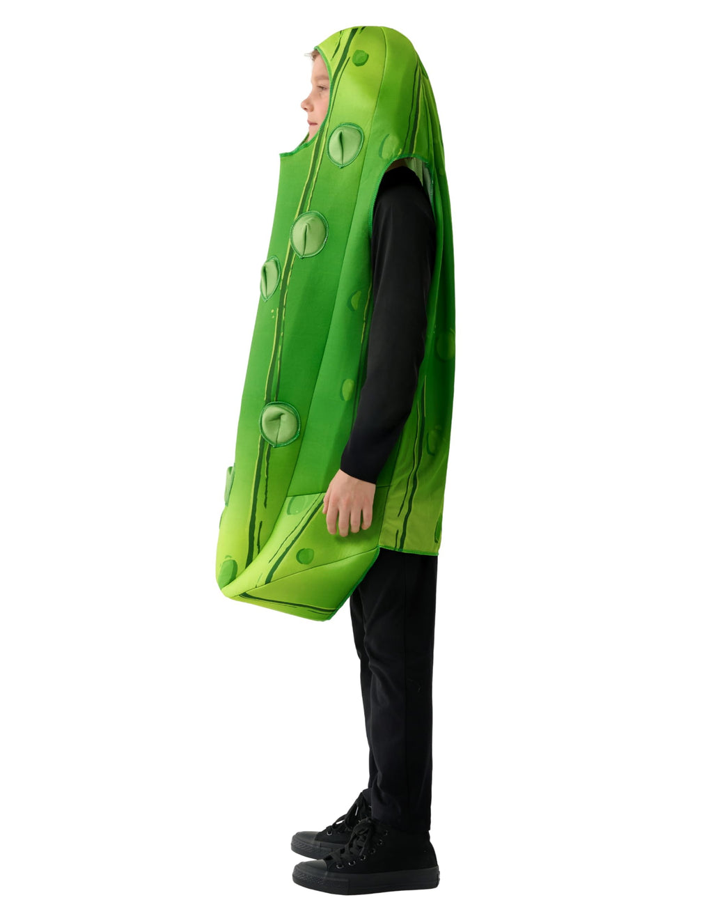 Pickle Costume for Toddler Kids, Unisex Food Costume, Funny Costume for Child, Fruit Jumpsuit for Halloween Fancy Dress Costume