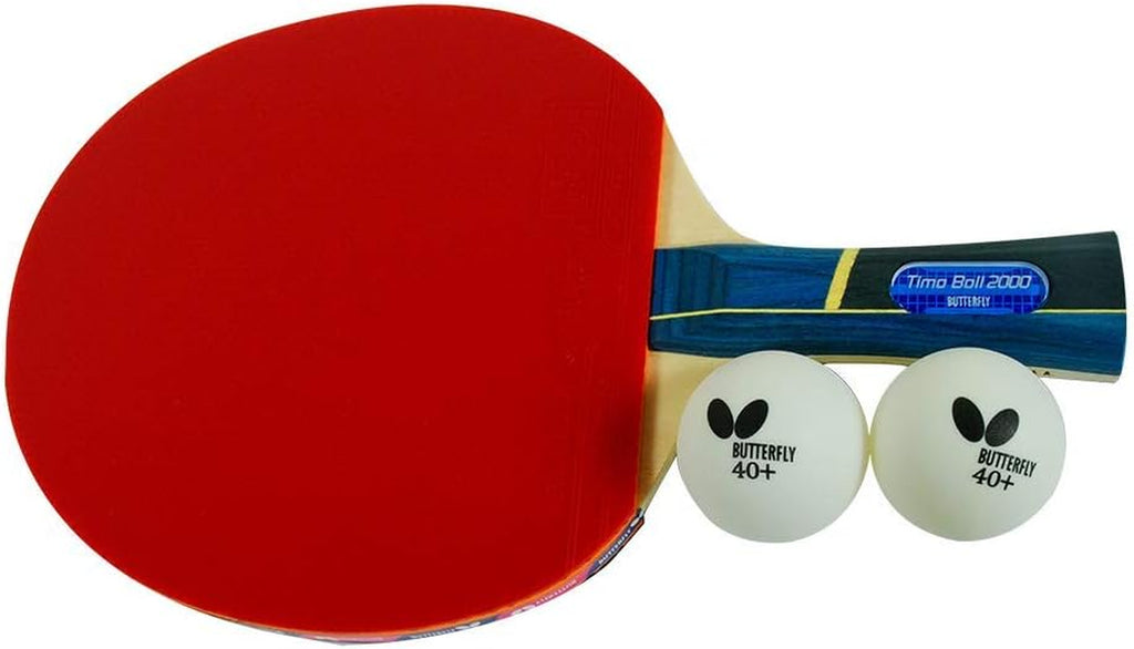 Timo Boll Shakehand Ping Pong Paddle - Good Speed and Spin with Superb Control - Japan Series - Recommended for Beginning Level Players - International Table Tennis Federation Approved