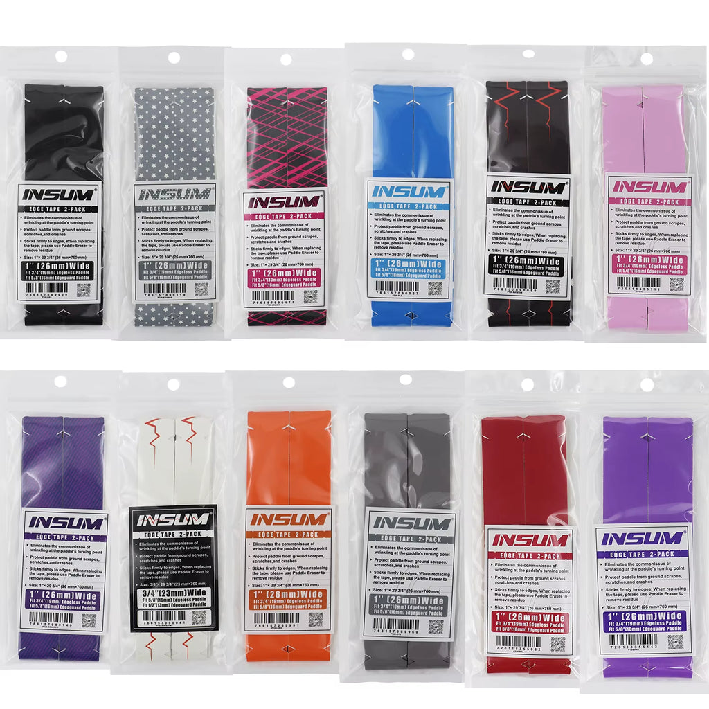 Pickleball Paddle Protection Tape Interwoven Texture Edge