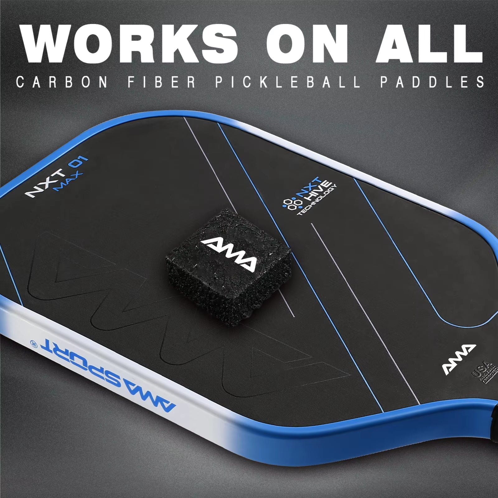 AMASPORT Pickleball Paddle Eraser Rubber Cleaner