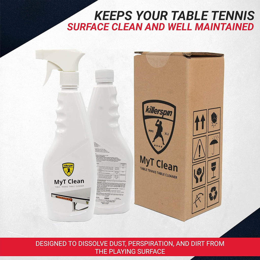 Table Tennis Cleaning Spray – 500Ml (Pack of 2), Ping Pong Cleaner for Table Top Maintenance