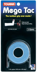 Tourna Mega Tac Extra Tacky Overgrip, 3-Pack