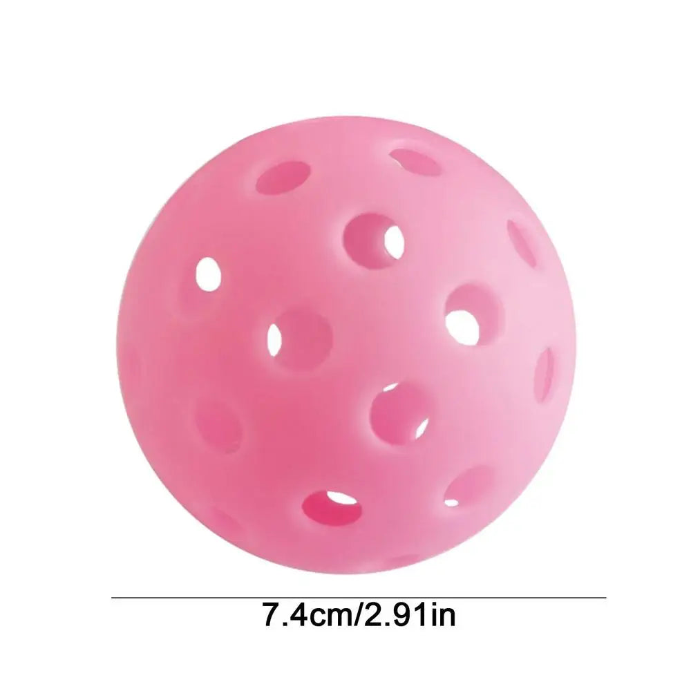 Glowing in the Dark Pickleball Durable Green Ball Outdoor-40 Holes 