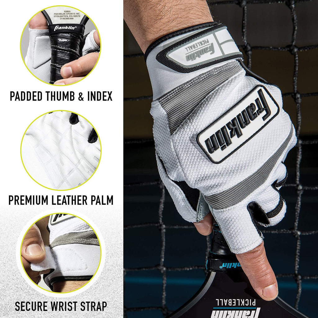 Franklin Sports Premium Pickleball Gloves for Enhanced Grip and Comfort