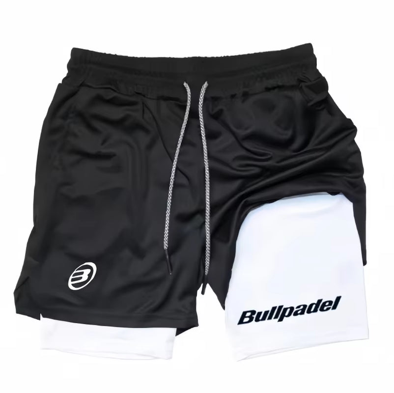 Men'S Padel Sport Shorts Male Breathable Shorts Quick-Drying 
