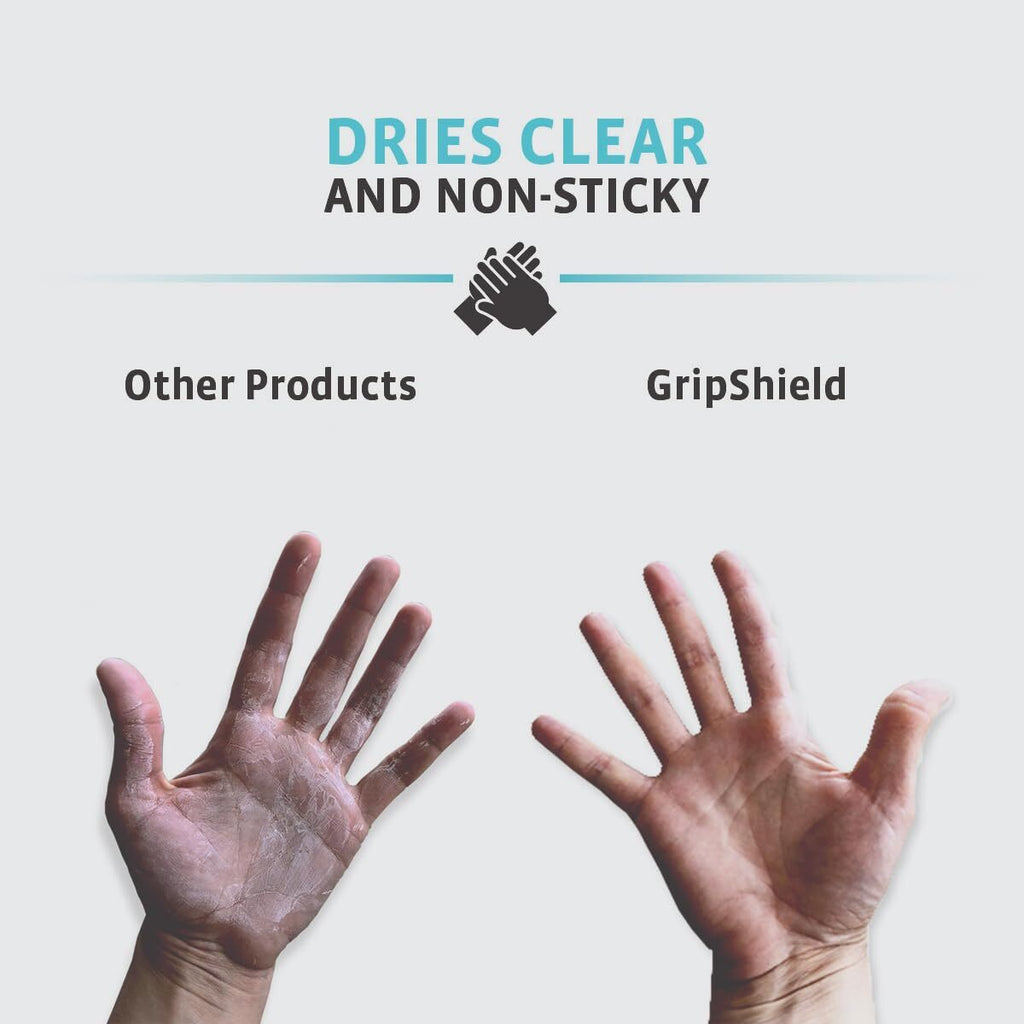 2Toms Gripshield 1.50 Fl Oz Moisture Barrier for Sweaty Hands Dry Grip Solution