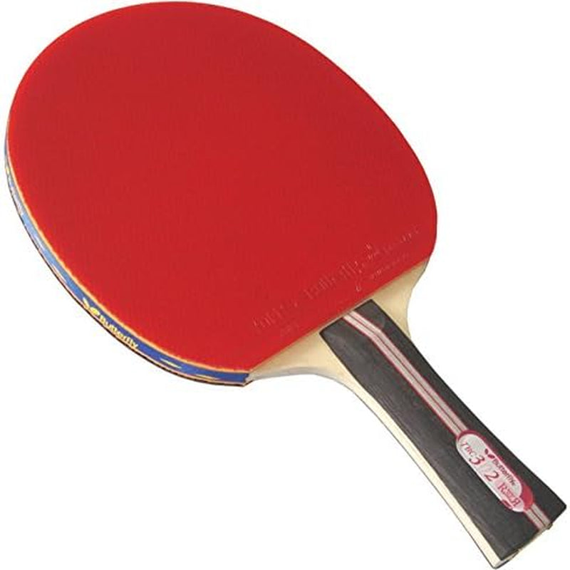 B302FL Shakehand Table Tennis Racket | China Series | Racket and Case Set with a Combination Smooth & Pips-Out Rubber | Recommended for Beginning Level Players