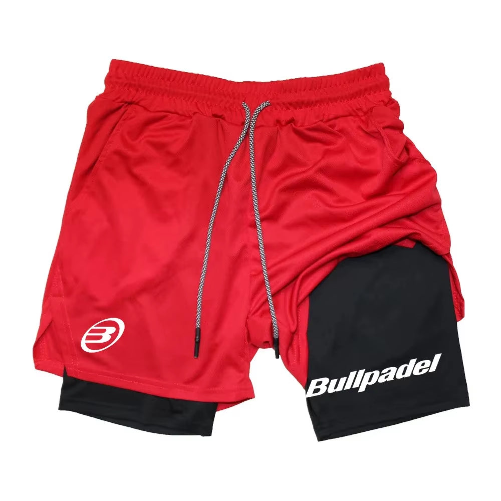 Men'S Padel Sport Shorts Male Breathable Shorts Quick-Drying 