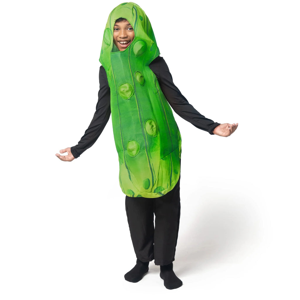 Pickle Costume for Toddler Kids, Unisex Food Costume, Funny Costume for Child, Fruit Jumpsuit for Halloween Fancy Dress Costume