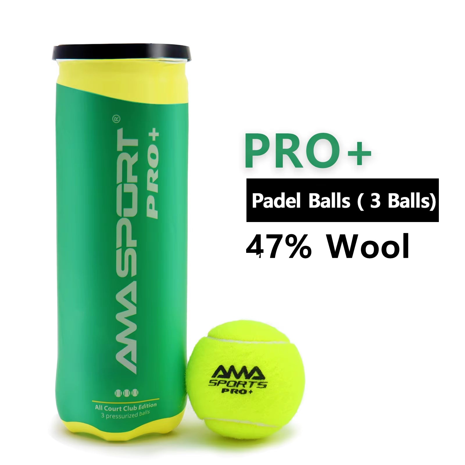 Padel Court Balls–Tournament Grade–Optimal Bounce