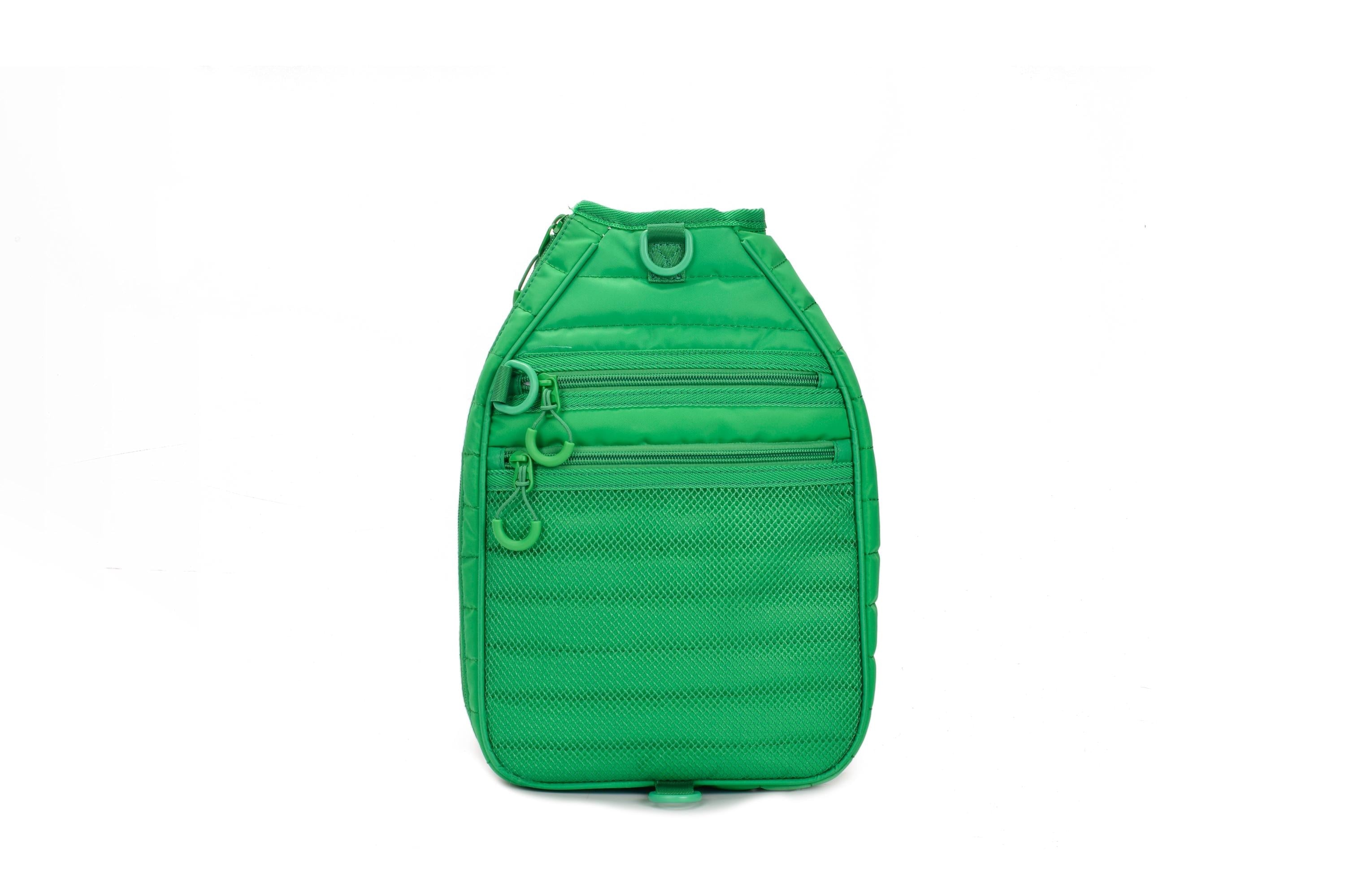 Striped Pickleball Bag: Detachable Paddle Holder, Women's Sports Duffel