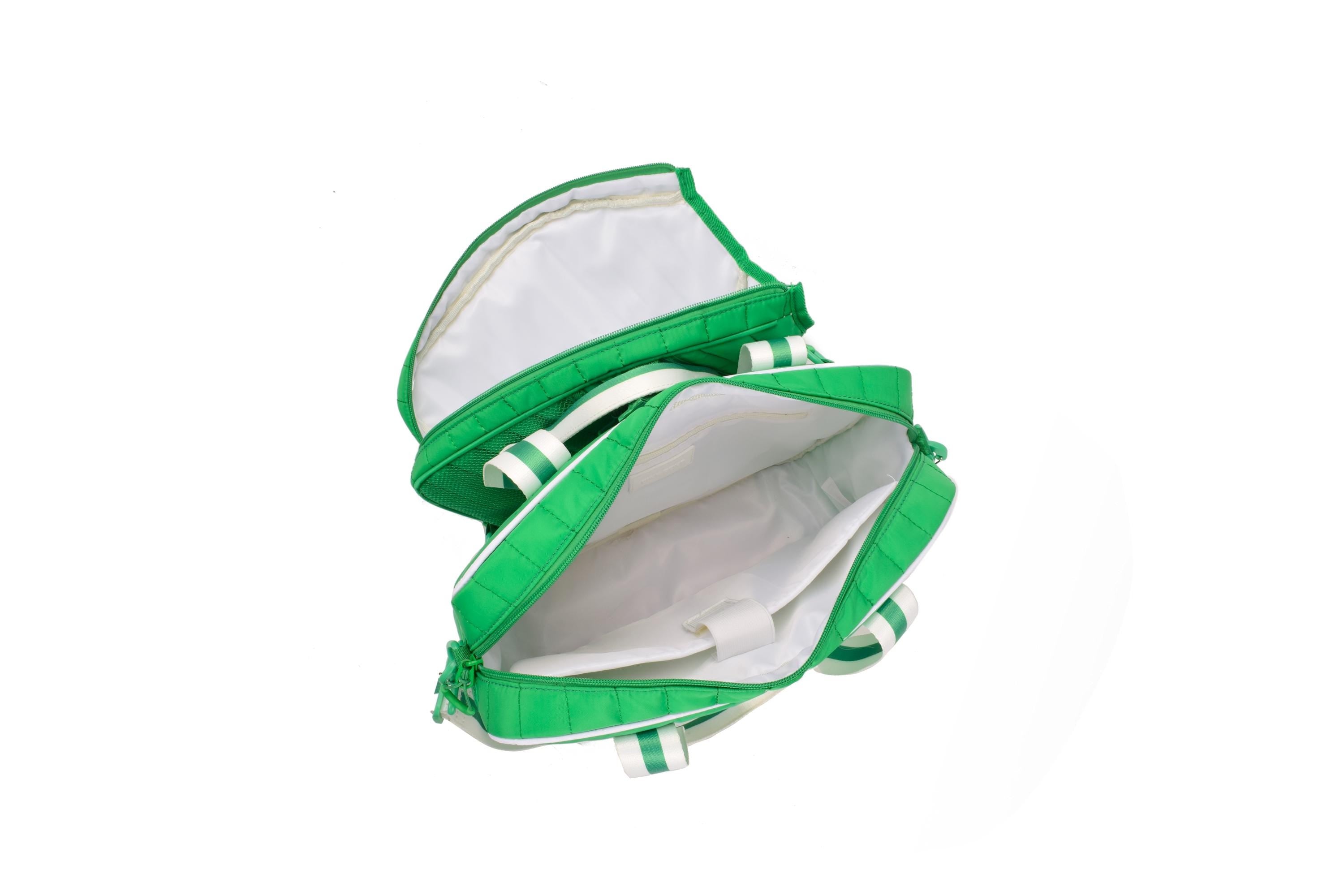 Striped Pickleball Bag: Detachable Paddle Holder, Women's Sports Duffel